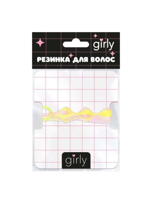 Резинка для волос "Прическа", микс (40 см) 