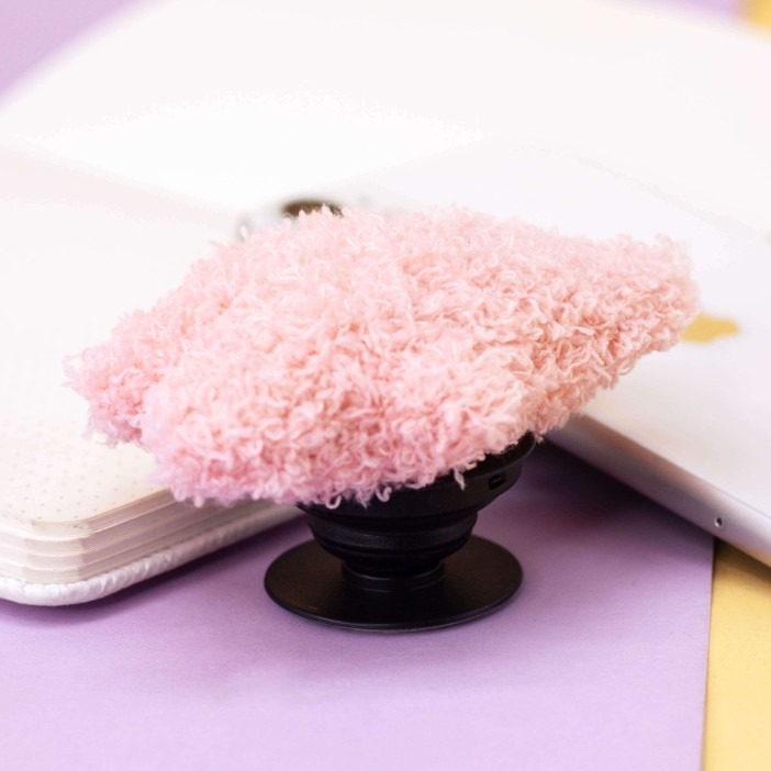 Попсокет "Plush bunny", pink 