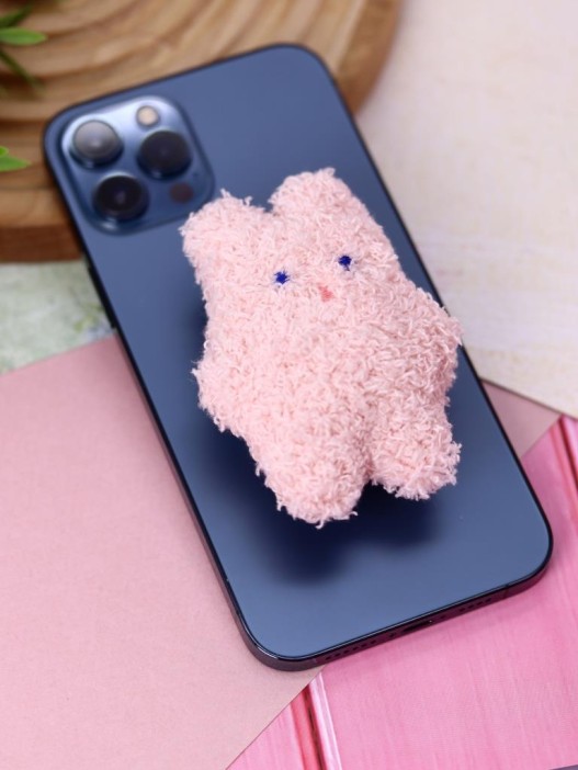 Попсокет "Plush bunny", pink 