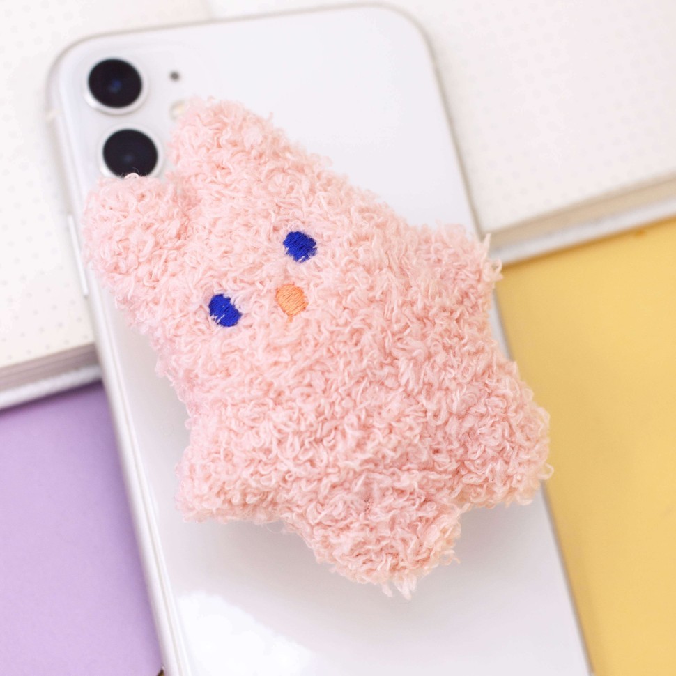Попсокет "Plush bunny", pink