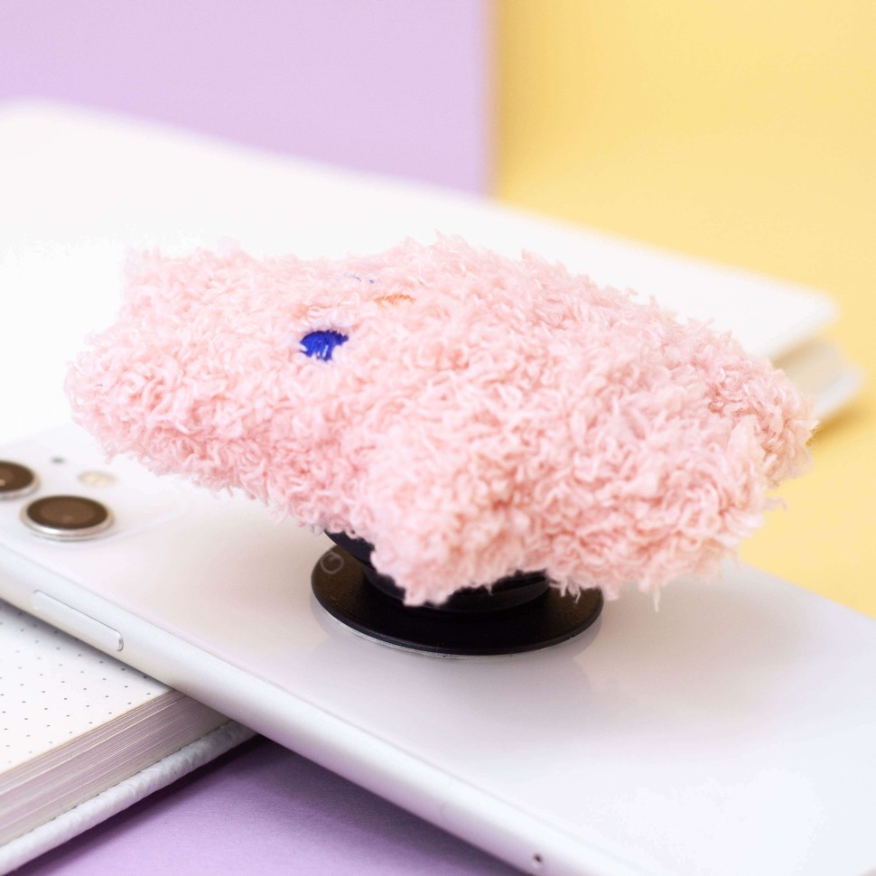 Попсокет "Plush bunny", pink