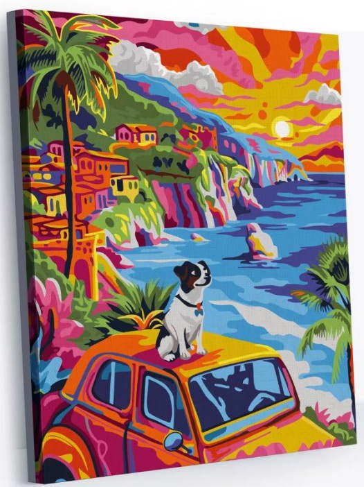 Картина по номерам 40*50 &quot;Яркий день&quot; (24 цвета) 