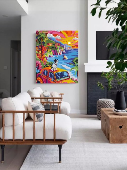 Картина по номерам 40*50 &quot;Яркий день&quot; (24 цвета) 