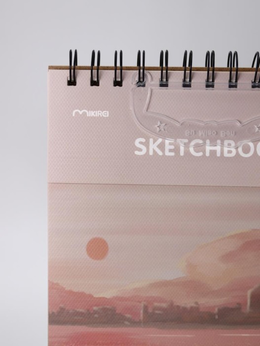 Скетчбук (B5) "Beautiful scenery", pink (18*25) 30 л. 130 г/м 