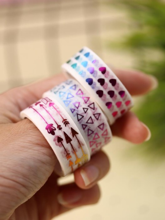 Набор декоративного скотча 3 шт. ПО-ПЛАНУ. &quot;Arrows&quot; (2м*1,5см) 