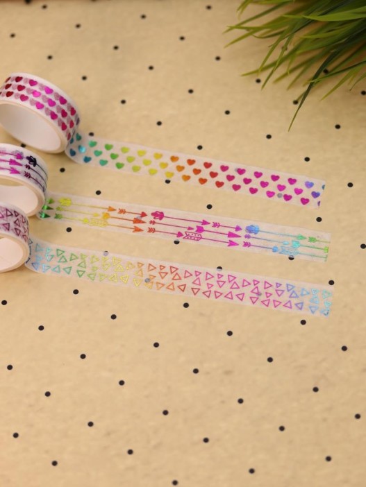 Набор декоративного скотча 3 шт. ПО-ПЛАНУ. &quot;Arrows&quot; (2м*1,5см) 