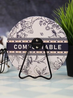 Зеркало настольное &quot;Comfortable&quot;, чёрное (15,5*16 см)