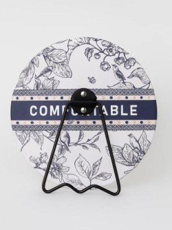 Зеркало настольное "Comfortable", чёрное (15,5*16 см)