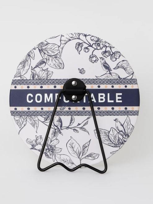 Зеркало настольное "Comfortable", чёрное (15,5*16 см) 