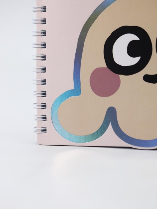 Блокнот на спирали (B6) &quot;Octopus&quot;, yellow (13*18) 