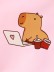 Обложка для паспорта «Capybara works», плотность 280 мкм 