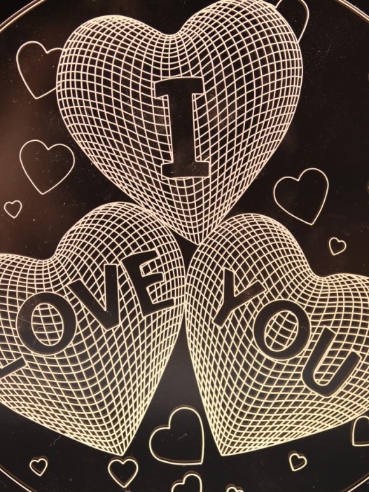 Ночник iLikeGift &quot;I love you&quot; LED, USB (9х18 см) 