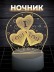Ночник iLikeGift "Я люблю тебя" светодиодный, USB (9х18 см)