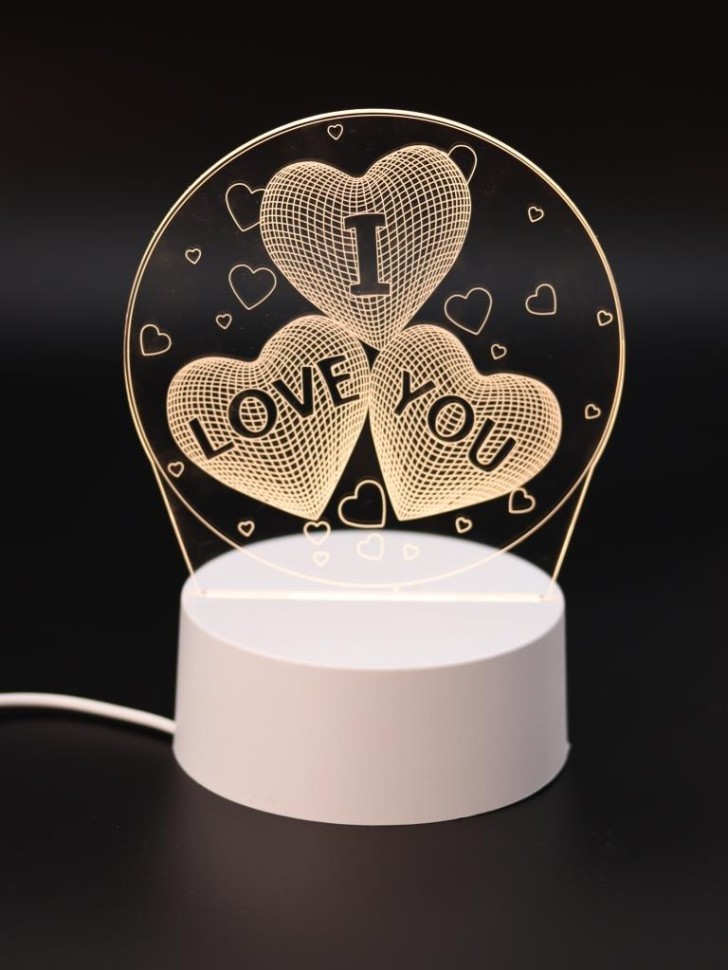 Ночник iLikeGift "Я люблю тебя" светодиодный, USB (9х18 см)