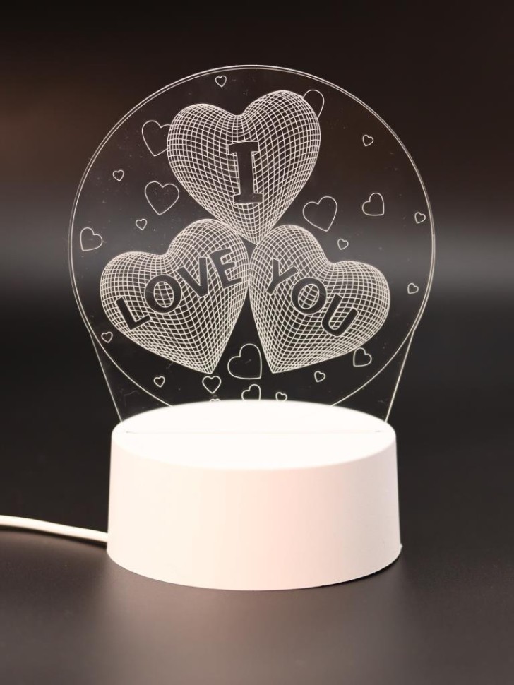 Ночник iLikeGift "Я люблю тебя" светодиодный, USB (9х18 см)