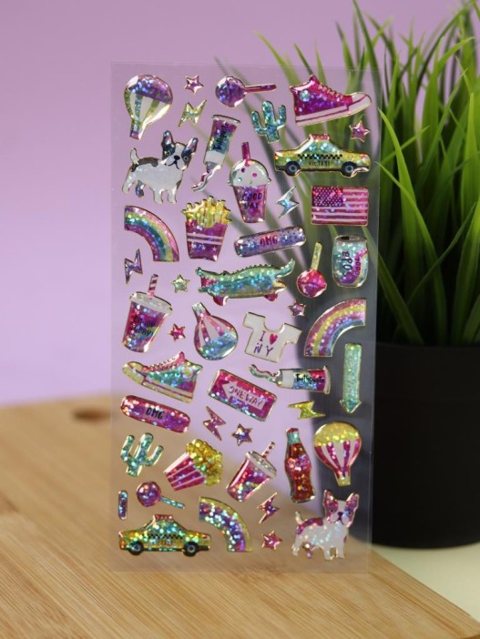 Наклейки объемные &quot;Shiny dog&quot; (20,5*9 см) 