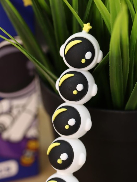 Ручка гелевая  &quot;Star astronaut&quot;, yellow, шоу-бокс 36 шт. 