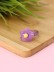 Кольцо акриловое GIRLY &quot;Purple flower&quot;, purple (d=1,7 см) 