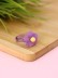 Кольцо акриловое GIRLY &quot;Purple flower&quot;, purple (d=1,7 см) 