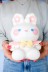 Копилка «Happy bunny», white (21 см), пластик 