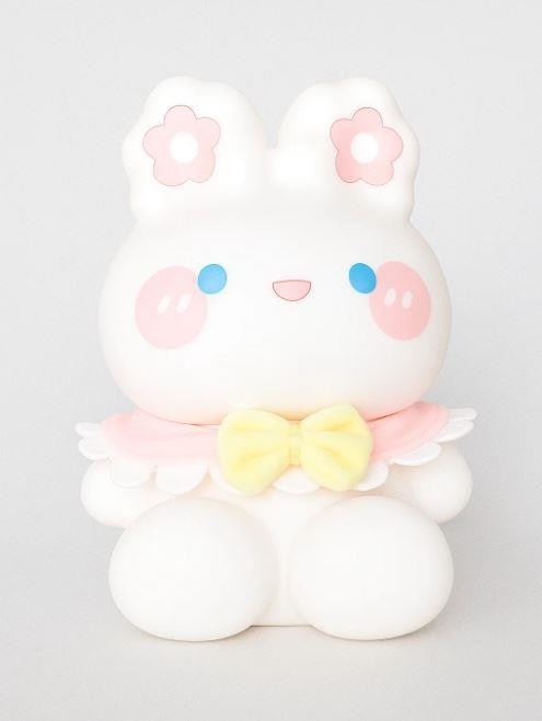 Копилка «Happy bunny», white (21 см), пластик 