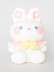 Копилка «Happy bunny», white (21 см), пластик 