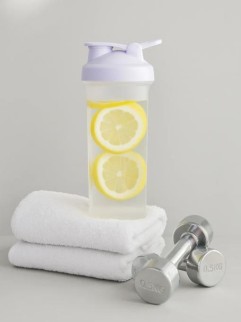 Спортивный шейкер &quot;Beautiful life&quot;, white (600 ml)
