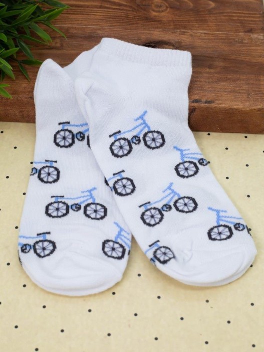 Носки женские "Bike", белый, р. 35-40 
