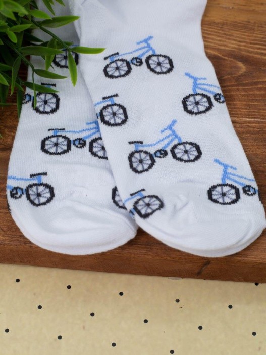Носки женские "Bike", белый, р. 35-40 