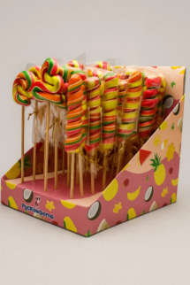 Леденцы "Фигурный набор", тутти-фрутти (шоубокс - 30 шт.)