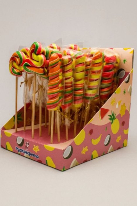 Леденцы &quot;Фигурный набор&quot;, тутти-фрутти (шоубокс - 30 шт.) 