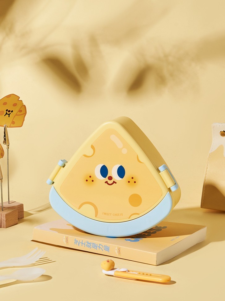 Ланчбокс «Cheese with eyes», yellow (1000 мл)