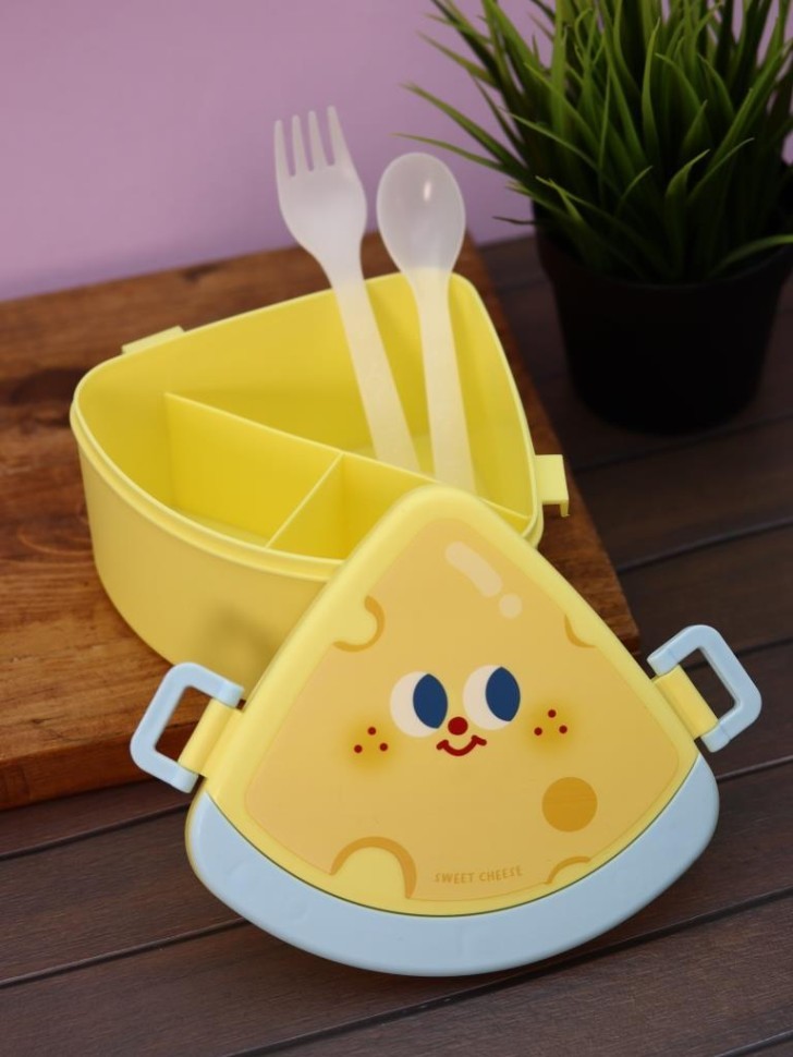 Ланчбокс «Cheese with eyes», yellow (1000 мл)
