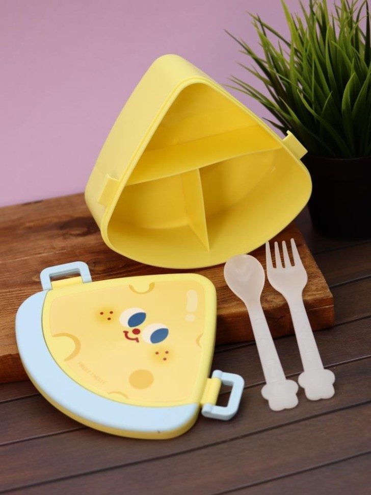 Ланчбокс «Cheese with eyes», yellow (1000 мл)