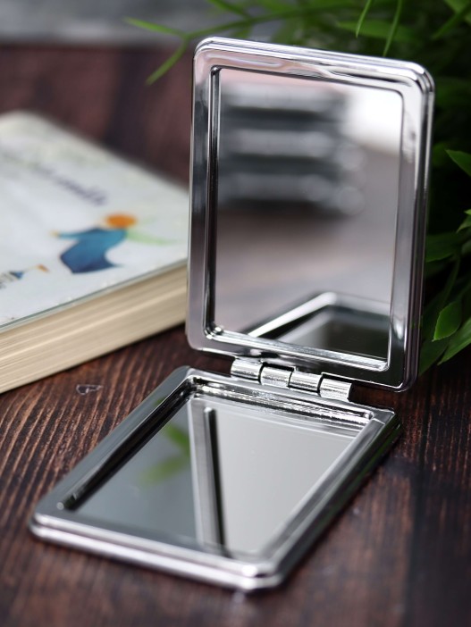 Зеркало-шейкер раскладное &quot;Little angel&quot;, blue (8*6 см) 