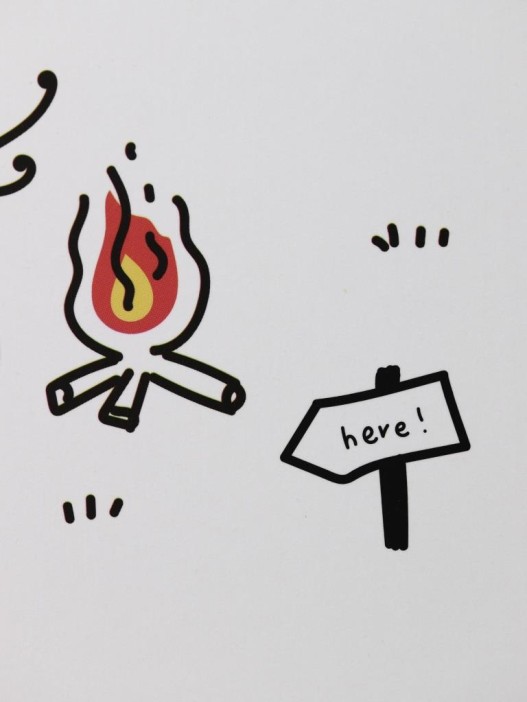 Зеркало &quot;Forest camping&quot;, white 