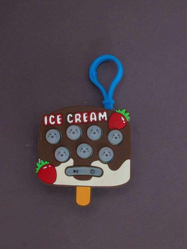 Брелок-антистресс POP IT электронный "Ice Cream" 7*8 см