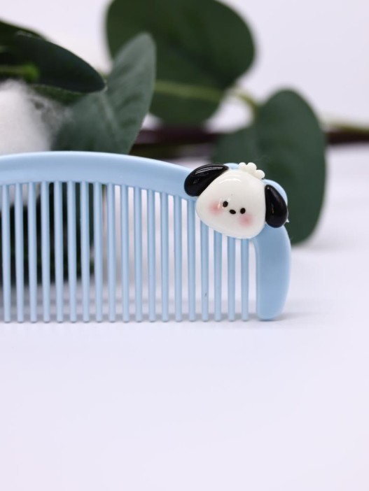 Расческа "Веселые друзья. собаки", синяя 