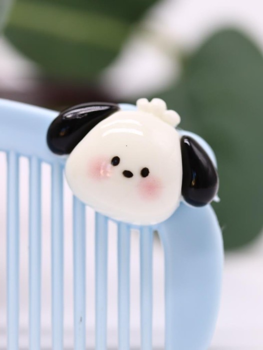 Расческа "Веселые друзья. собаки", синяя 