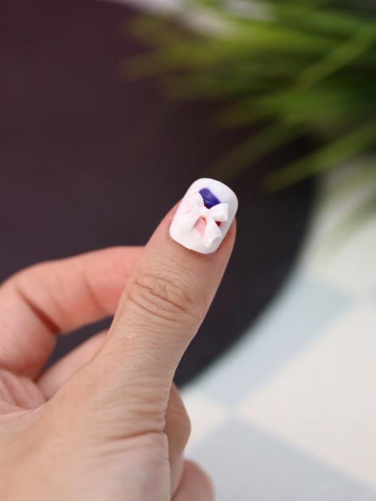 Накладные ногти GIRLY «Highlights», 12 шт., с клеевыми пластинами 