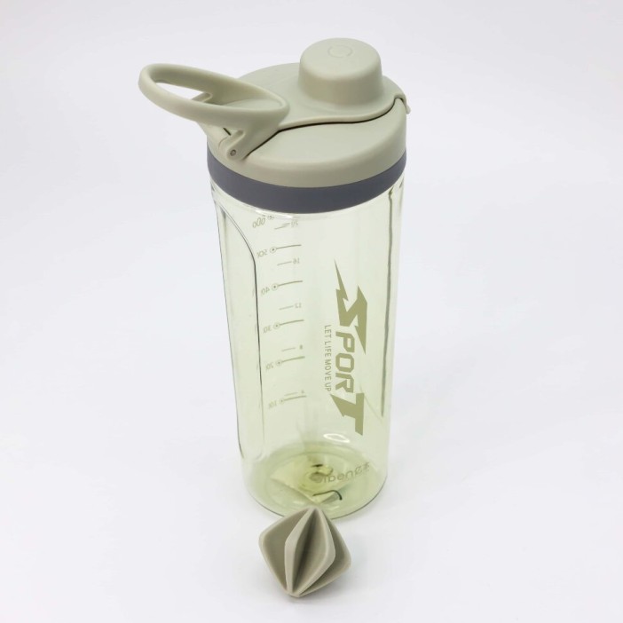 Спортивная бутылка "Let life move up", green (900ml) 