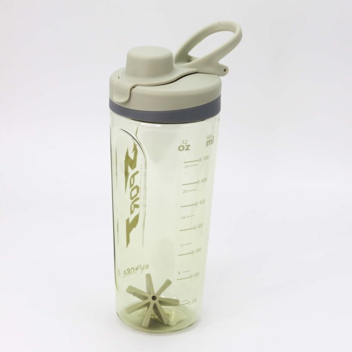 Спортивная бутылка "Let life move up", green (900ml) 
