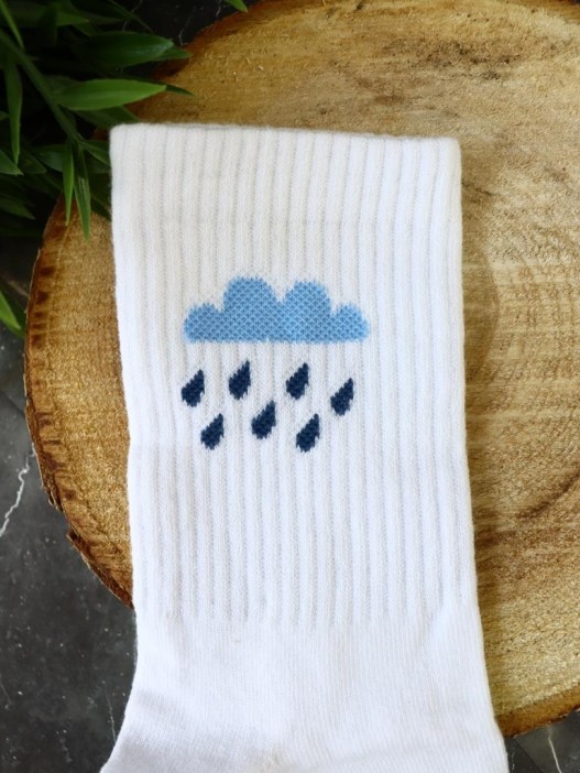 Носки женские &quot;Summer rain&quot;, р. 35-40, белый 