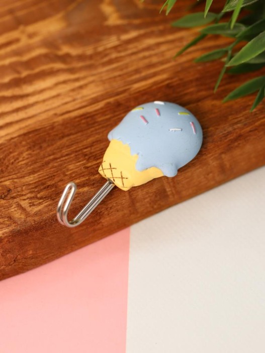 Крючок на липучке «Ice cream», blue 