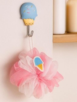 Крючок на липучке «Ice cream», blue