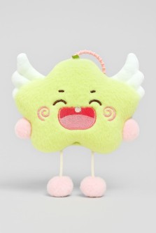 Плюшевый брелок "Tearful star", green