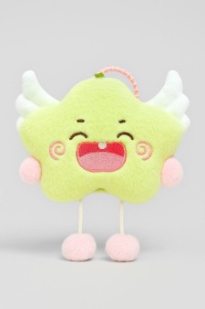 Плюшевый брелок "Tearful star", green