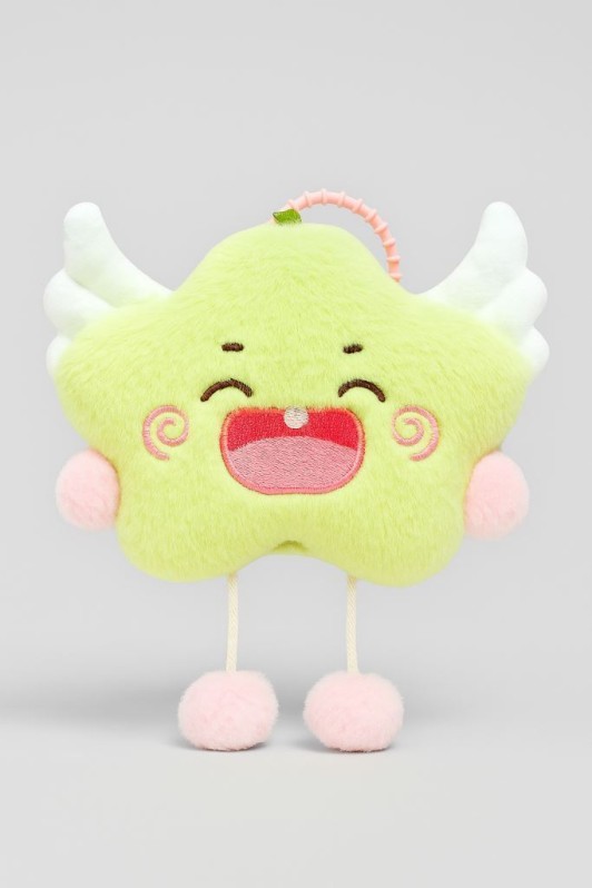 Плюшевый брелок "Tearful star", green 