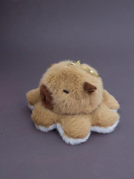 Плюшевый брелок &quot;Two faces&quot;, capybara-chicken 