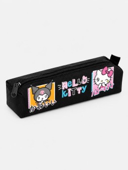 Пенал объемный "Hello Kitty&friends", полиэстер 600ден (21х4.5х4.5см)